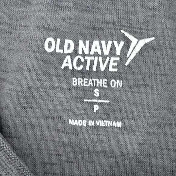 Old Navy Active Breathe On Tank Top Womens Size S Gray Ruffles - Picture 3 of 5
